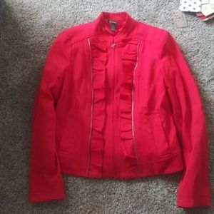 Red jacket